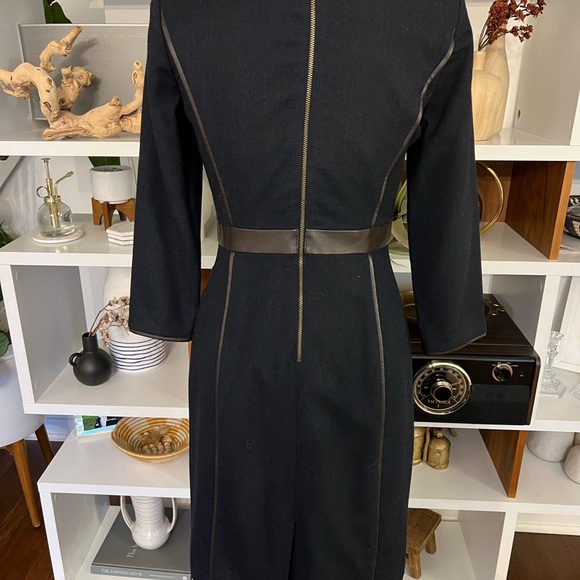Club Monaco navy wool dress in size 4 - Picture 5 of 9